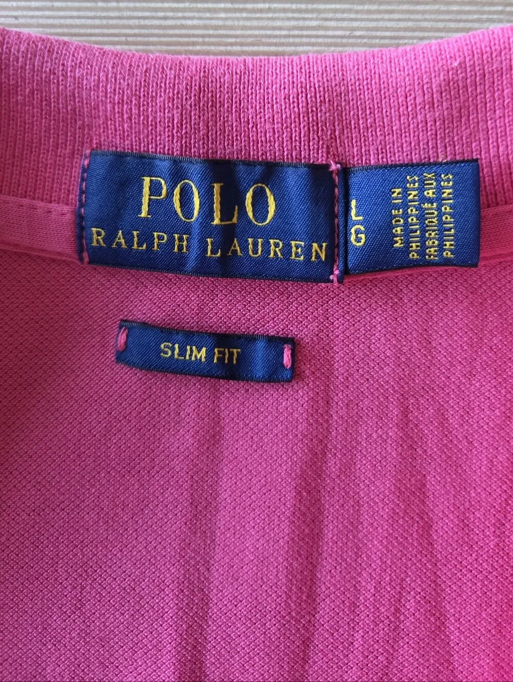 Polo Ralph Lauren Slim Fit Stretch Polo Shirt Womens Size Large